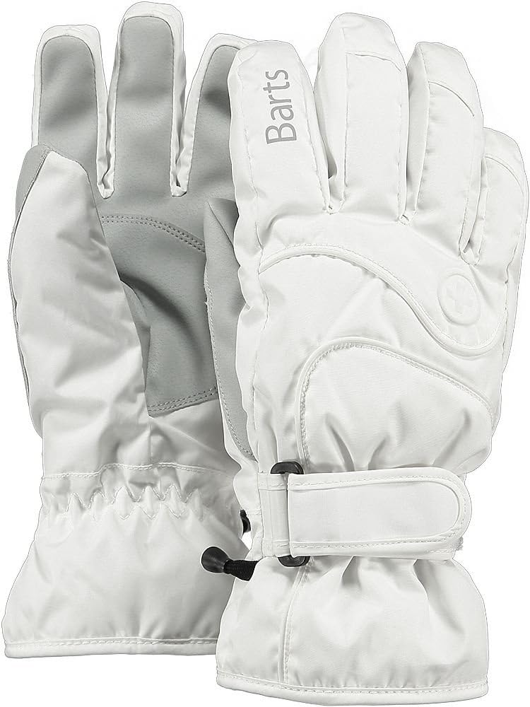 Barts Finger Handschuhe Basic (18) Unisex 8 Weiss (silber), 8 Weiss (silber)