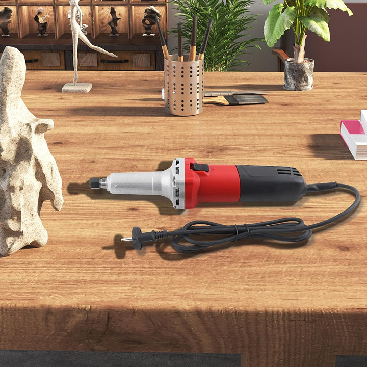 Geradschleifer 750W, 0-27000 U/min Stabschleifer Gradschleifer mit Drehzahlregler,Schleifmaschine mi