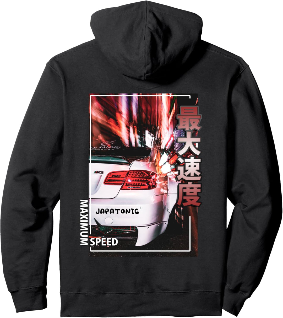 Maximale Geschwindigkeit! Tokyo Street Racing Drift Streetwear Pullover Hoodie