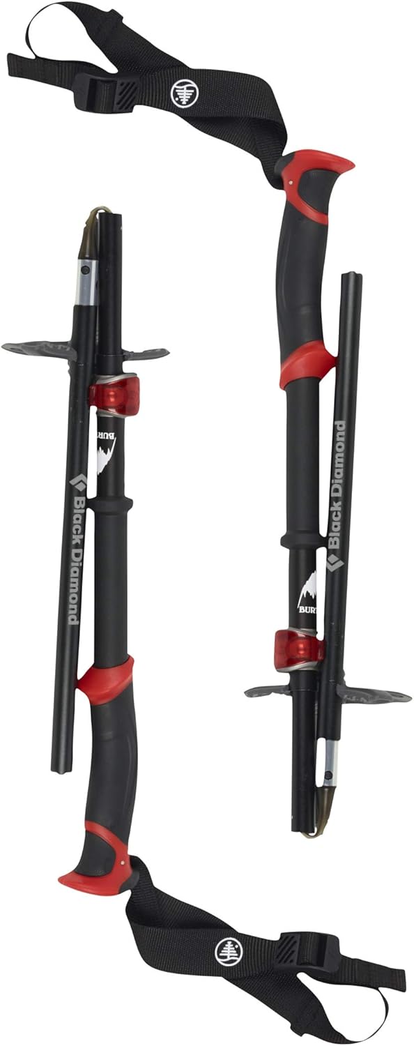 Burton Herren Teleskopstöcke Bd Compactor Pole L Black/Red, L Black/Red