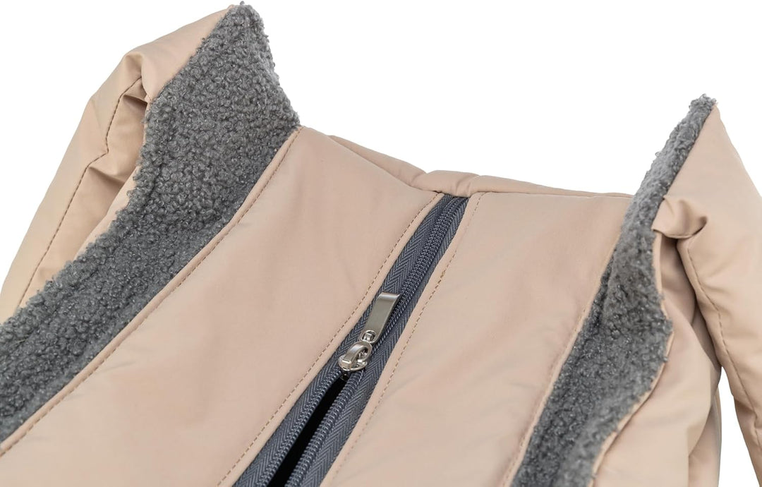 TRIXIE Transporttasche Gina für Hunde in beige/grau – praktische Tragetasche zum Transportieren dein