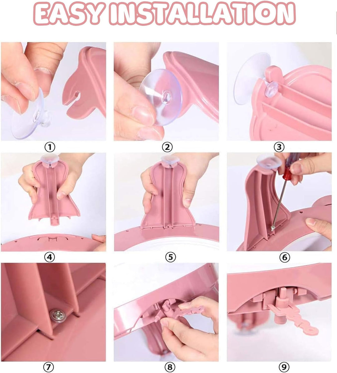 Mutuer Strickmaschine, DIY Kunststoff Handstricken Nähmaschine Kinder Weben Spielzeug Werkzeug Zubeh