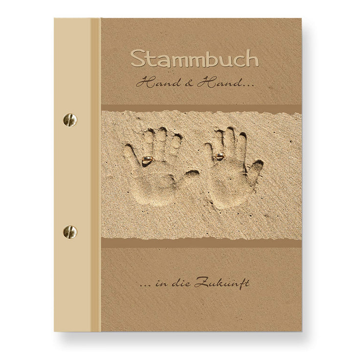 Stammbuchshop stb Hand_a4 Familienstammbuch, Beige, 31 x 24 x 1,7 cm
