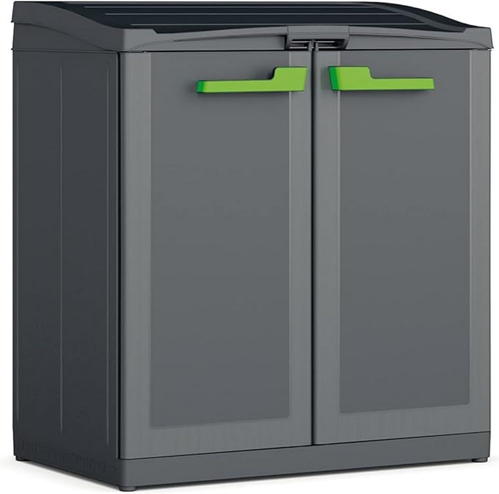 Kis Kunststoffschrank "Moby recycling", 1 Stück, anthrazit grau, 9961200 0708 02