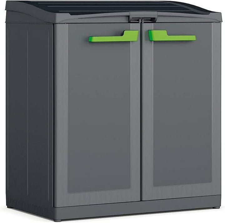 Kis Kunststoffschrank "Moby recycling", 1 Stück, anthrazit grau, 9961200 0708 02