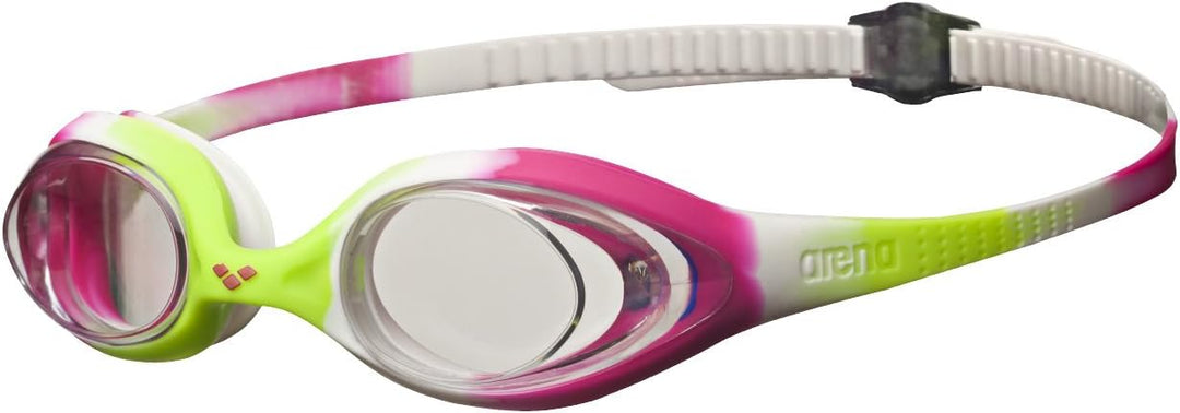 arena Kinder Unisex Training Wettkampf Schwimmbrille Spider Junior (UV-Schutz, Anti-Fog, Harte Gläse