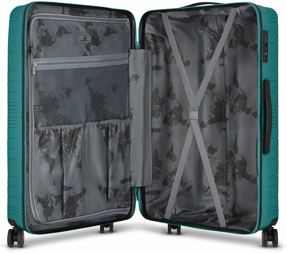 Franky Dallas 3.0 Hartschalen-Trolley mit 4 Rollen 75cm | Ausgestattet mit TSA-Schloss, Leicht | Car