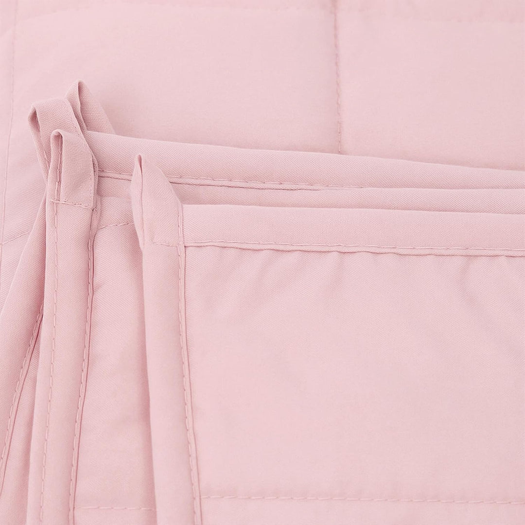 Harbour Housewares Gewichtsdecke mit Aufbewahrungstasche - 150 x 200cm - 8kg - Rosa - 1x Schwer Erwa