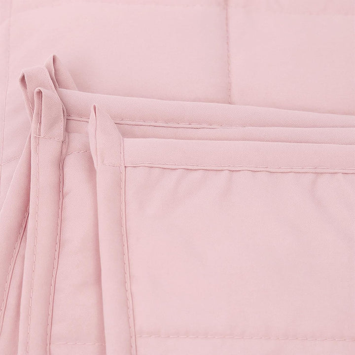 Harbour Housewares Gewichtsdecke mit Aufbewahrungstasche - 150 x 200cm - 8kg - Rosa - 1x Schwer Erwa