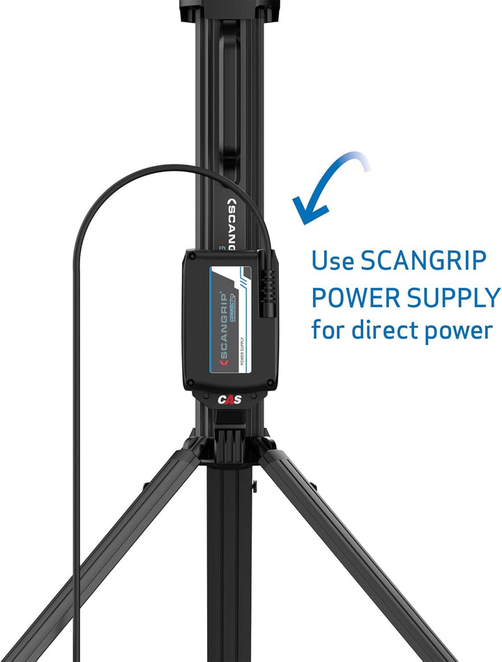 SCANGRIP Tower 8 Connect, Stativ mit LED-Strahlern 8000 Lumen und Universelles Stromversorgungssyste
