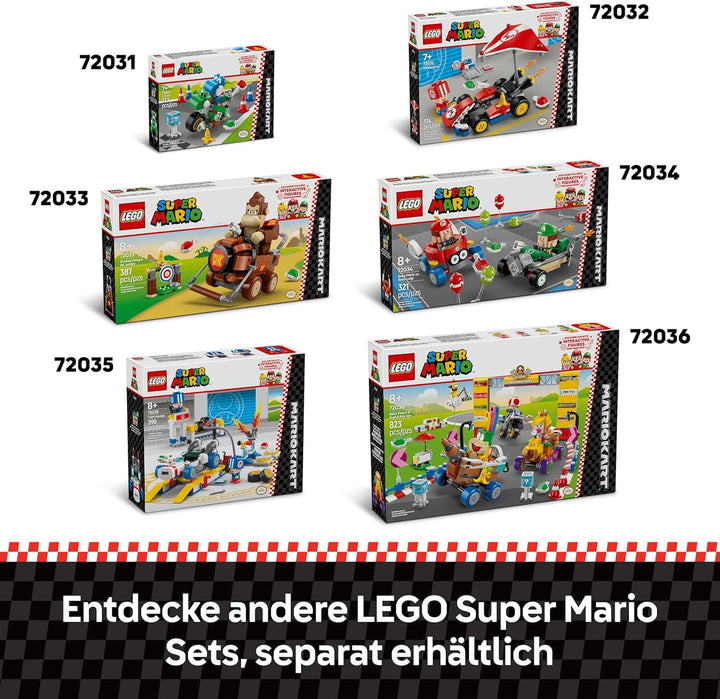 LEGO Super Mario: Mario Kart – Baby Mario vs. Baby Luigi, Nintendo Figuren zum Sammeln, 2 baubare Sp