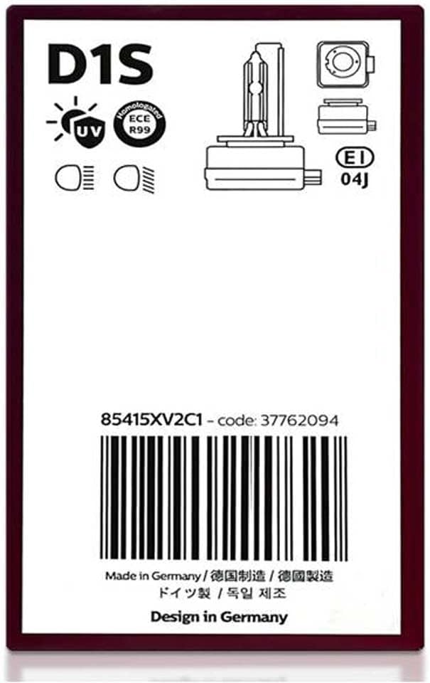 D1S 35W PK32d2 Xtreme Vision 150% Xenon 1st. Philips 85415XVC1 weiss