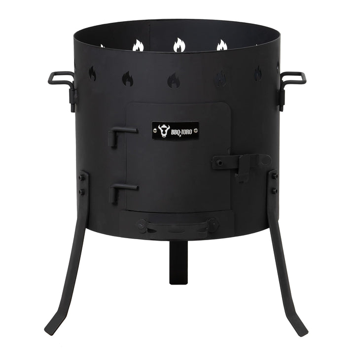 BBQ-Toro Kazan Ofen Ø 45 cm | Gulaschkessel, Feuerkessel, Outdoor Ofen, Untersetzer | Feuer-Ofen, Ei
