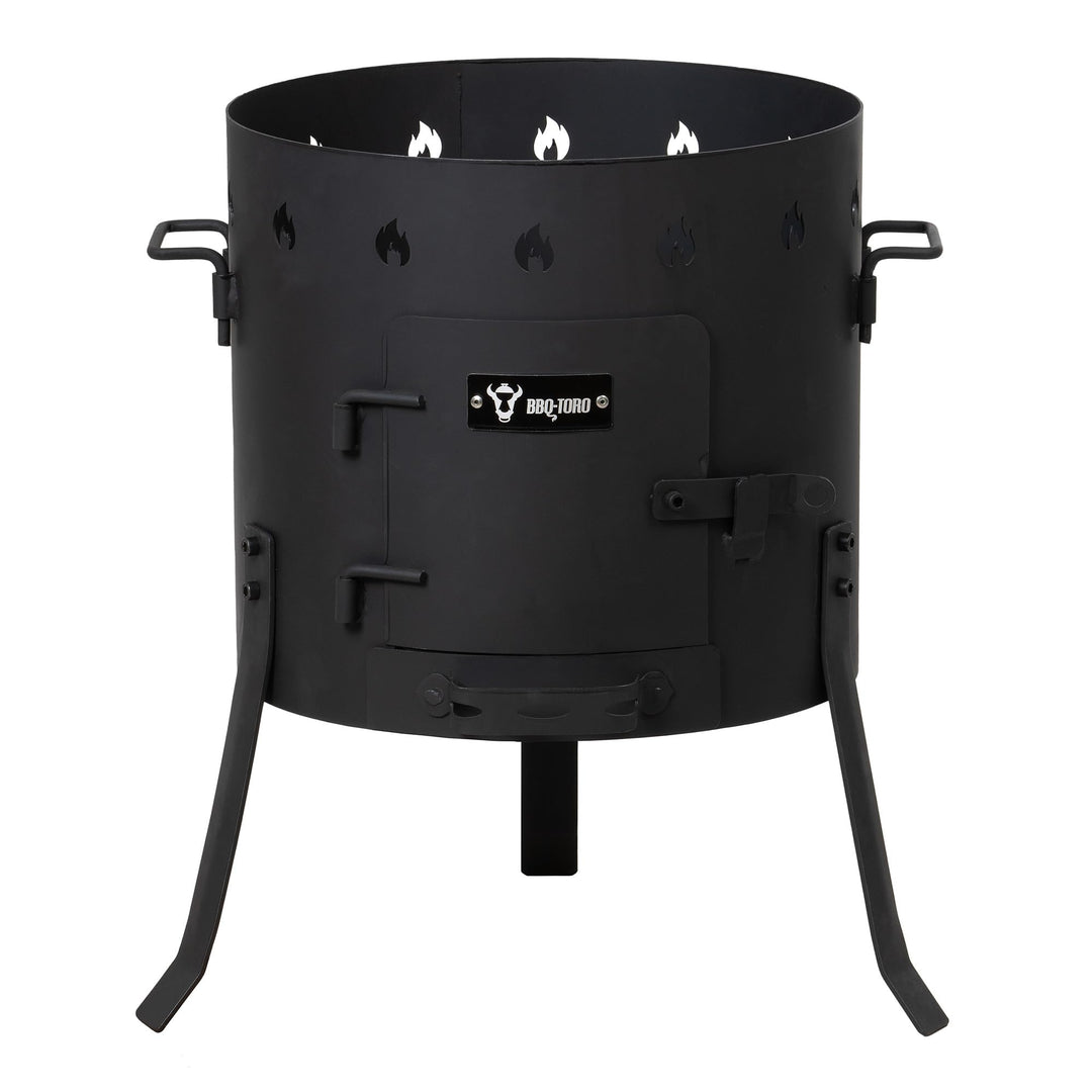 BBQ-Toro Kazan Ofen Ø 40 cm | Gulaschkessel, Feuerkessel, Outdoor Ofen, Untersetzer | Feuer-Ofen, Ei