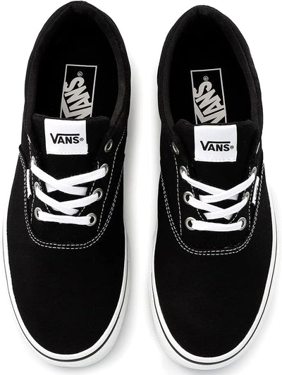 Vans Damen Doheny Sneaker 34.5 EU Canvas Black White, 34.5 EU Canvas Black White