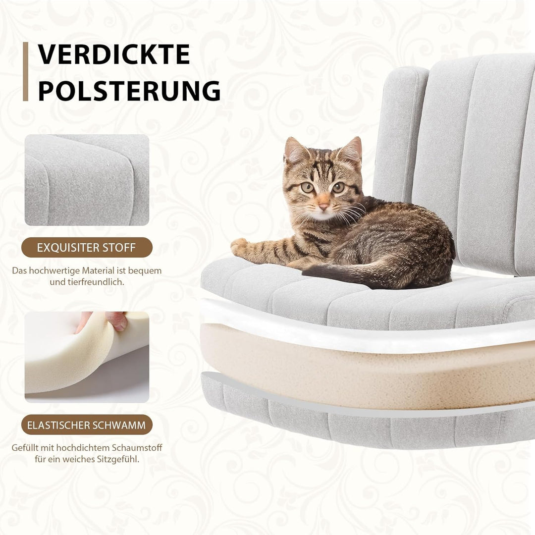 Criss Cross Chair mit Rädern, verstellbarebreite Armlehne Criss Cross Chair, Anti-Grip-StoffKomfort