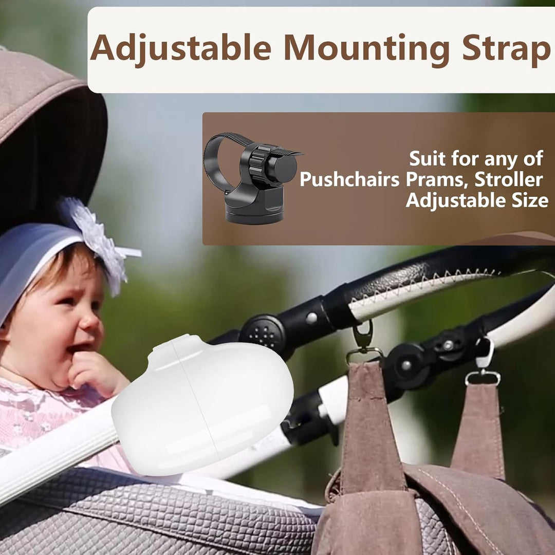 Kinderwagenschaukler, Wiederaufladbar Kinderwagen Wackler Schlafhilfe Für Baby, 5 Einstellbare Schau