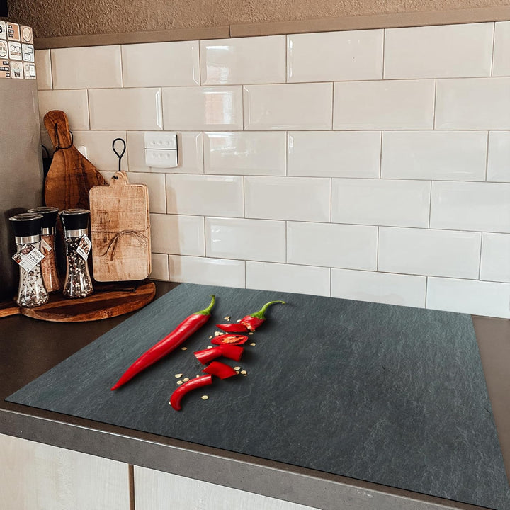 KitchenYeah© Herdabdeckplatte Einteilig Induktionsmatte Küche Abdeckung Ceranfeld Herd Abdeckplatte