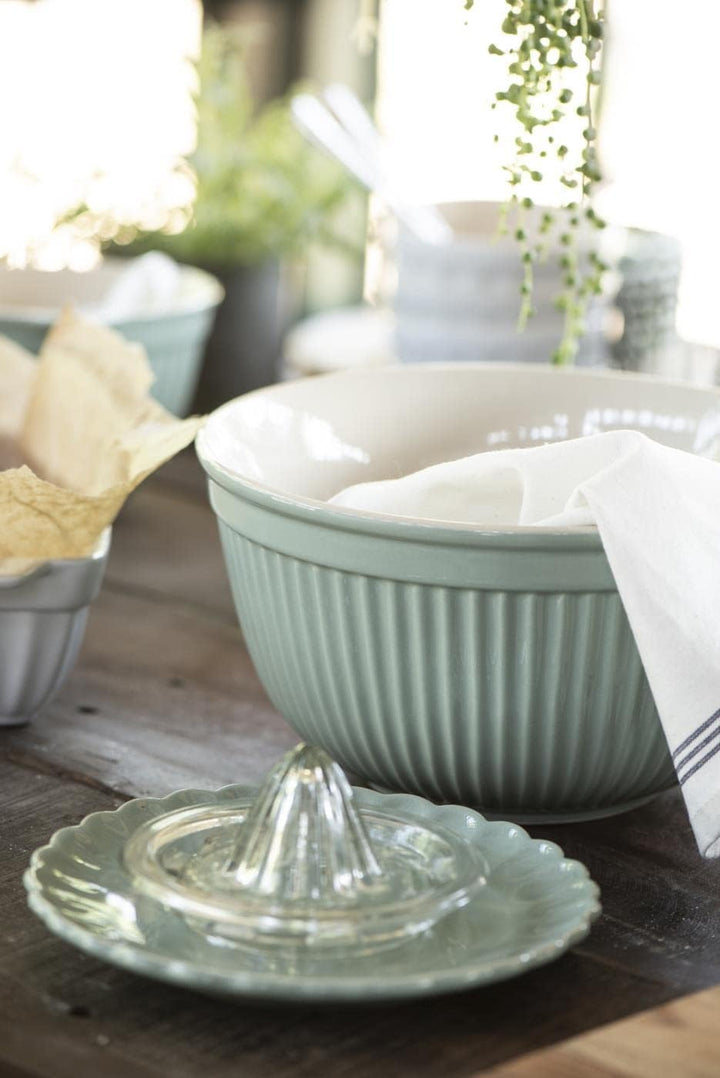 IB Laursen - Set mit 3 Schalen – Mynte Green Tea – Grün – Steingut