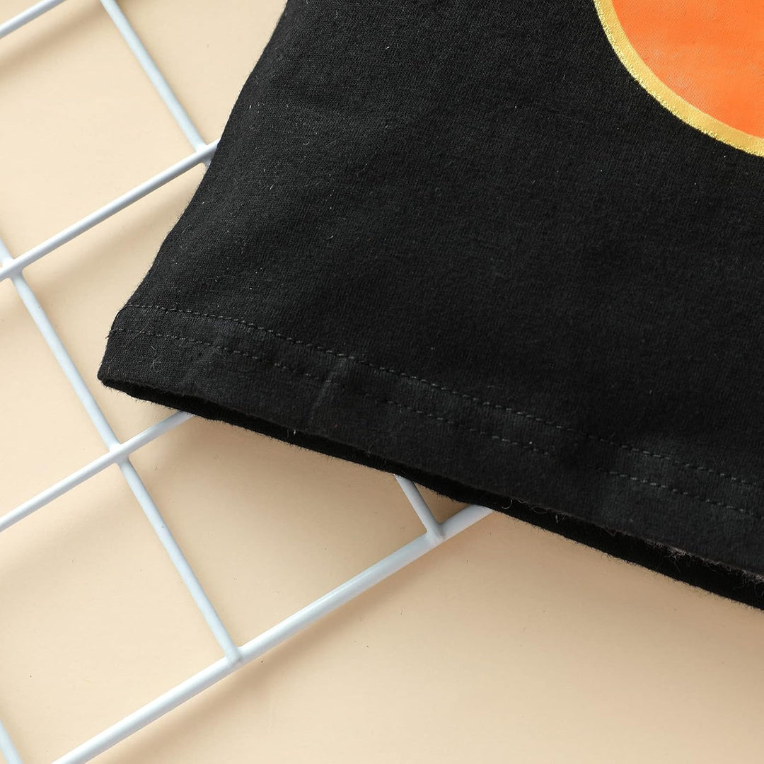 Baby Mädchen Halloween Kleidung Rüschen Langarm Kürbis Tops Tüll Tutu Rock Gestreifte Lange Hosen Kl