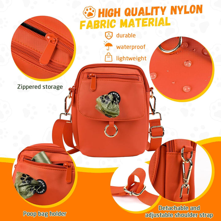 COOWONE wasserdichte Hundeleckerli-Tasche, Hundespaziergang Tasche, Leckerli-Tasche für Hunde, Hunde