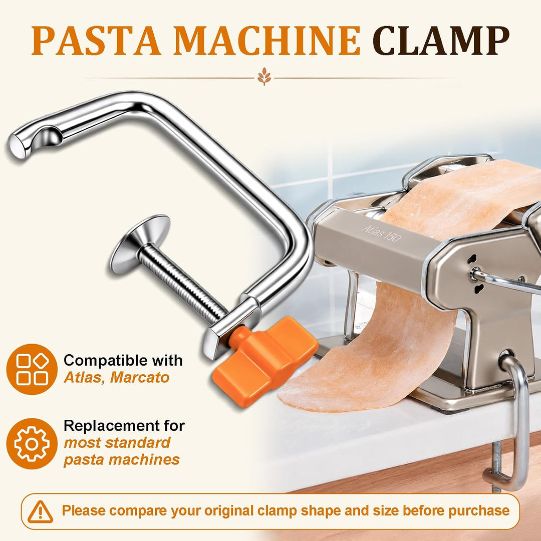 Gekufa Nudelmaschine Klemme Pasta Maker klemme passend für die meisten Marken, kompatibel mit Atlas