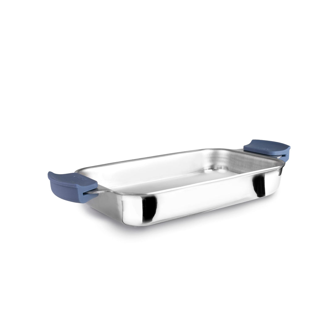IBILI - 5Ply Element Bräter, 34 x 26 x 4,5 cm, ohne Antihaftbeschichtung, 5-lagig, induktionsgeeigne