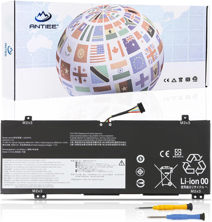 15.36V 45Wh L18C4PF3 L18C4PF4 Laptop Battery Compatible with Lenovo ideapad C340-14API C340-14IML C3