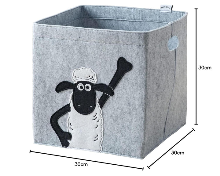 meets Shaun das Schaf Aufbewahrungsbox für Kinder – Filz-Box mit dem kultigen Schaf zum Verstauen vo