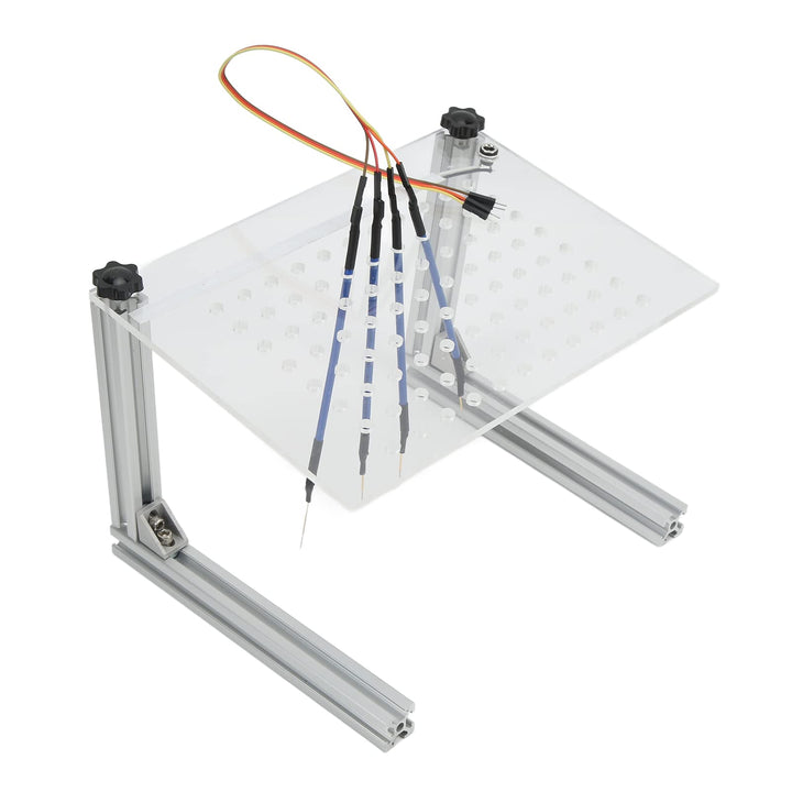AYNEFY BDM-Rahmenhalterung, Silberne LED-BDM-Rahmenhalterung, Multifunktions-ECU-Programmierwerkzeug