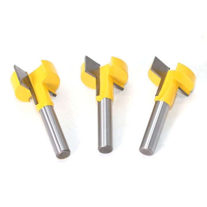 3 Stücke T-Nutfräser T-slot & T-Track Slotting Fräser Router Bit Set mit 8mm Schaft