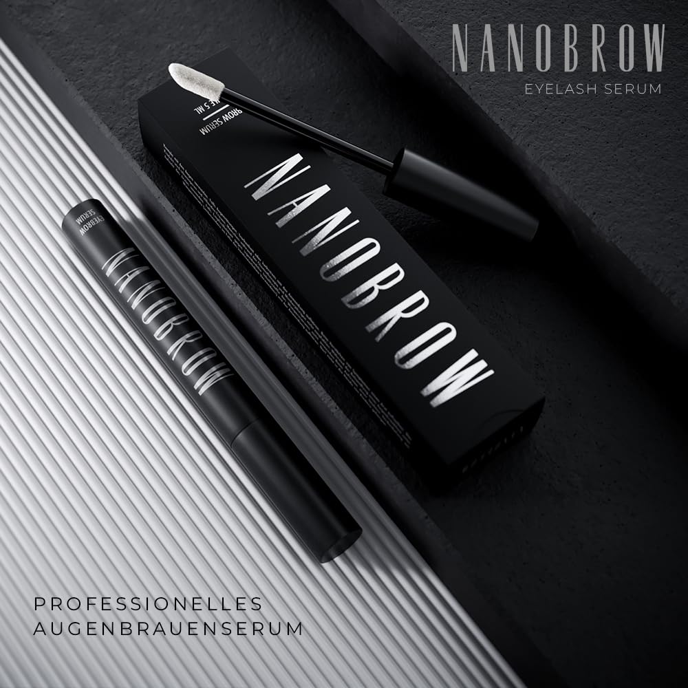 Augenbrauenserum Nanobrow Eyebrow Serum 5ml - Beschleunigung des Augenbrauenwachstums, dichte und st