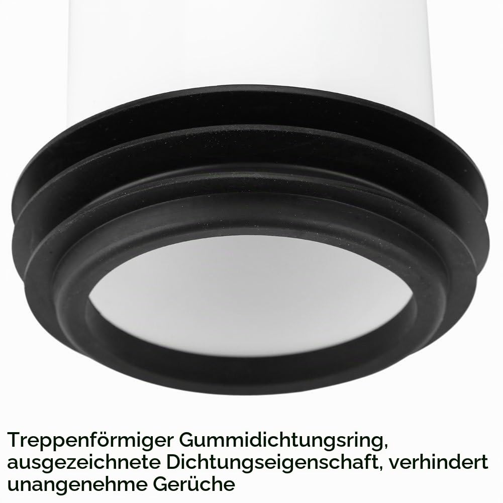 WC Anschlussrohr, WC Dichtung Ablauf Abflussrohr, Installation Von Abflussrohren Aus Kunststoff Und