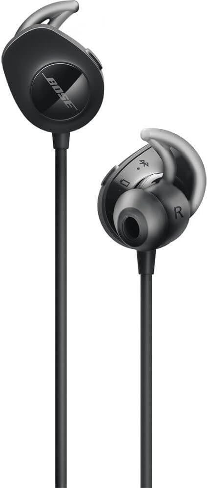 Bose SoundSport, kabellose Sport-Earbuds, (schweissresistente Bluetooth-Kopfhörer zum Joggen), Schwa