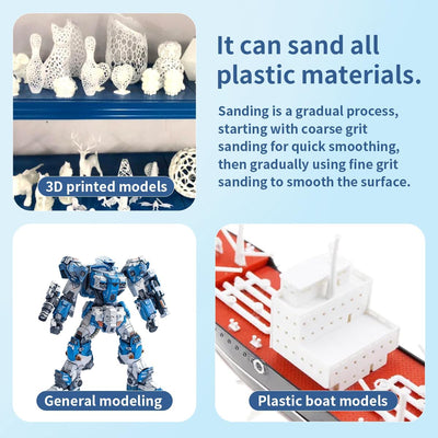 stedi Schleifschwamm für Modell Gundam Building, 3 mm Hobby-Modellwerkzeuge, Handschleifblock, wasse