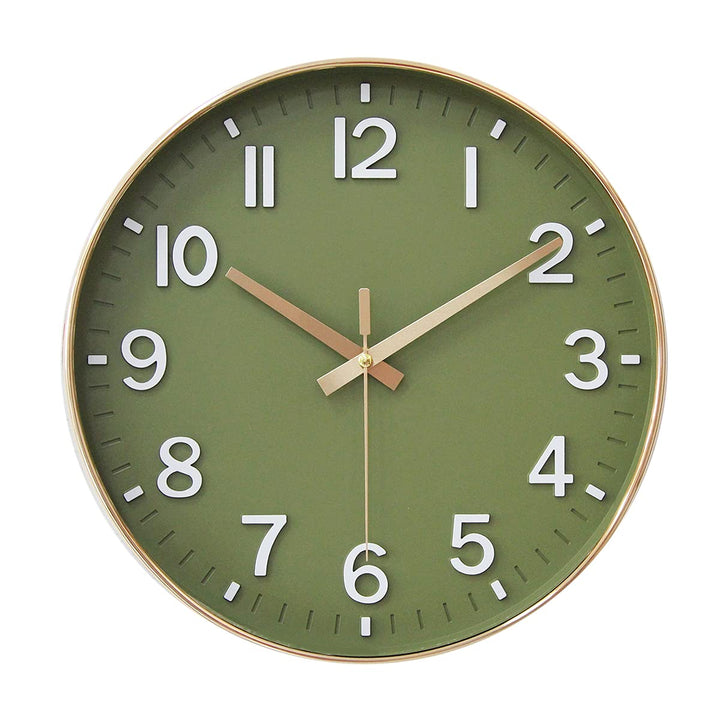 HZDHCLH Funkuhr 30 cm Grosses Ziffernblatt Wanduhr Geräuschlos,Geeignet für Schule, Zuhause, Wanddek