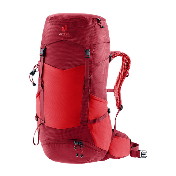 deuter Futura 32 Wanderrucksack mit Netzrücken &amp; Regenhülle Cherry-masala, Cherry-masala