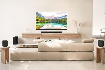 Samsung HW-Q935GD 9.1.4-Kanal Q-Soundbar für TV-Geräte, 2.0.2-Kanal-Rücklautsprecher, Bluetooth-Laut