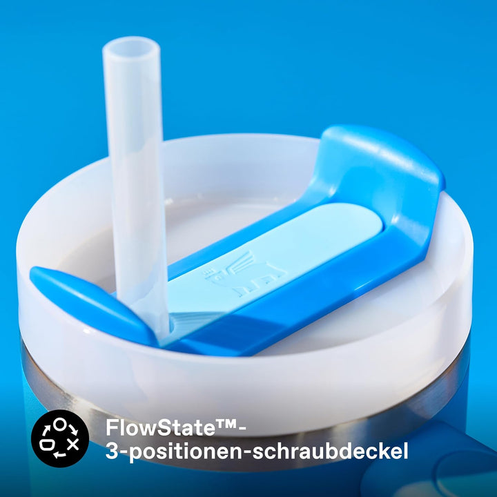 Stanley 1913 Quencher H2.0 Flowstate Trinkflasche Mit Strohhalm - Thermobecher Kühlt 11 Stunden - 48