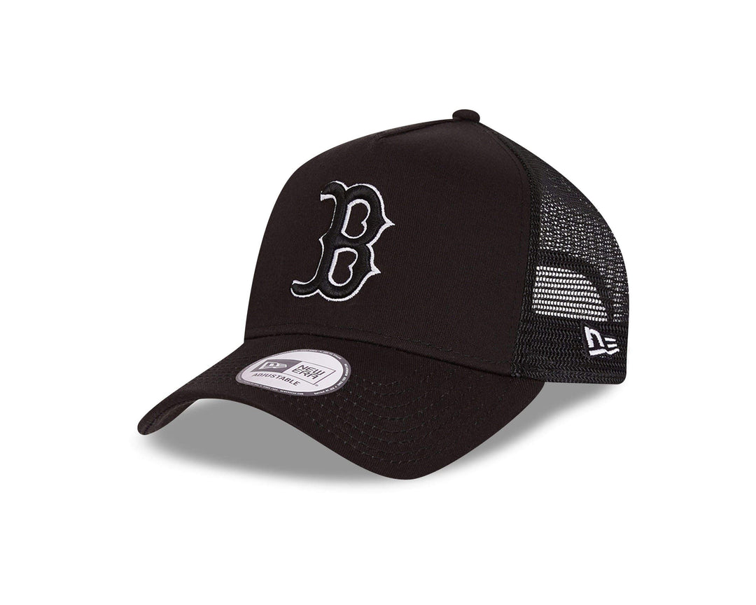 New Era Boston Red Sox Tonal Mesh A-Frame Adjustable Trucker Cap Red-Sox-1 Einheitsgrösse, Red-Sox-1