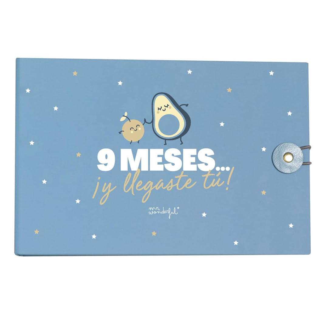 Mr. Wonderful WOA2313313ES Fotoalbum "9 meses... ¡y llegaste tú!" 23cm Länge, 15cm Breite, 3.5cm Höh