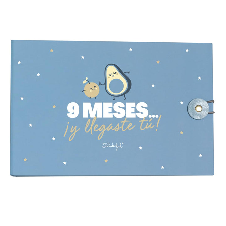 Mr. Wonderful WOA2313313ES Fotoalbum "9 meses... ¡y llegaste tú!" 23cm Länge, 15cm Breite, 3.5cm Höh