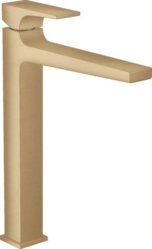hansgrohe Wasserhahn Metropol, wassersparende Armatur mit Komfort-Höhe 260mm mit Push-Open Ablaufgar