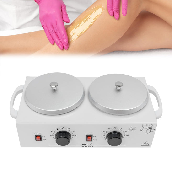 Wax Maschine Tragbar Warmwachsgerät 200W elektrischer Wachswärmer Gerät Wachsschmelzer Doppel Wachsg