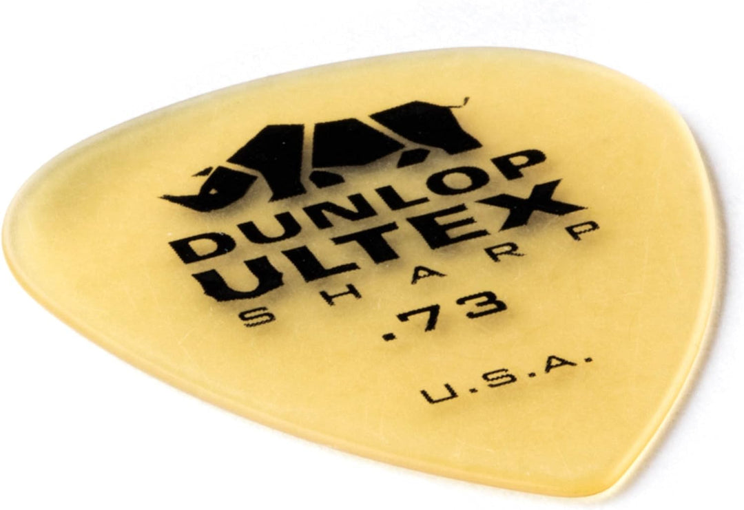 Médiators Jim Dunlop 0,73mm Ultex Sharp 0,73mm sachet de 72 Sachet de 72 0,73mm, Sachet de 72 0,73mm