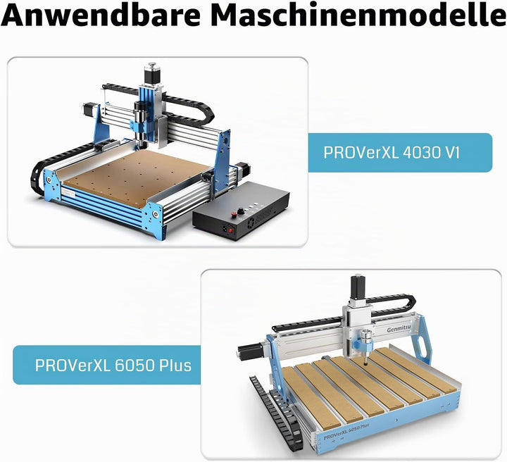 Genmitsu Rotationsmodul-Kit für PROVer XL 4030 V1/6050 Plus CNC-Fräsmaschine mit NEMA23 Planetengetr