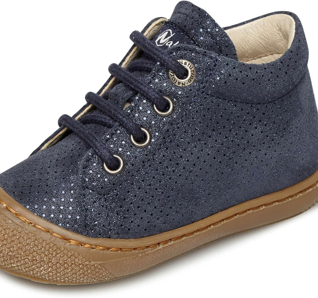 Naturino Lauflernschuhe aus Metallic 17 EU Blau, 17 EU Blau