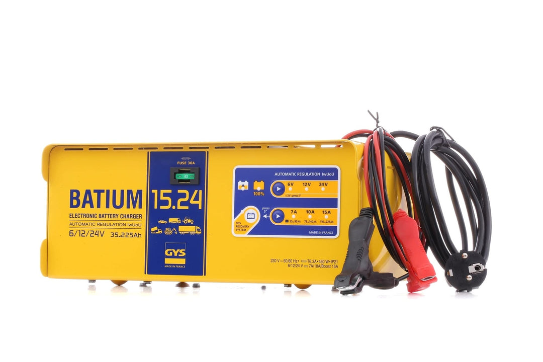 GYS BATIUM 15.24 024526 Automatikladegerät 6 V, 12 V, 24 V 22 A 22 A