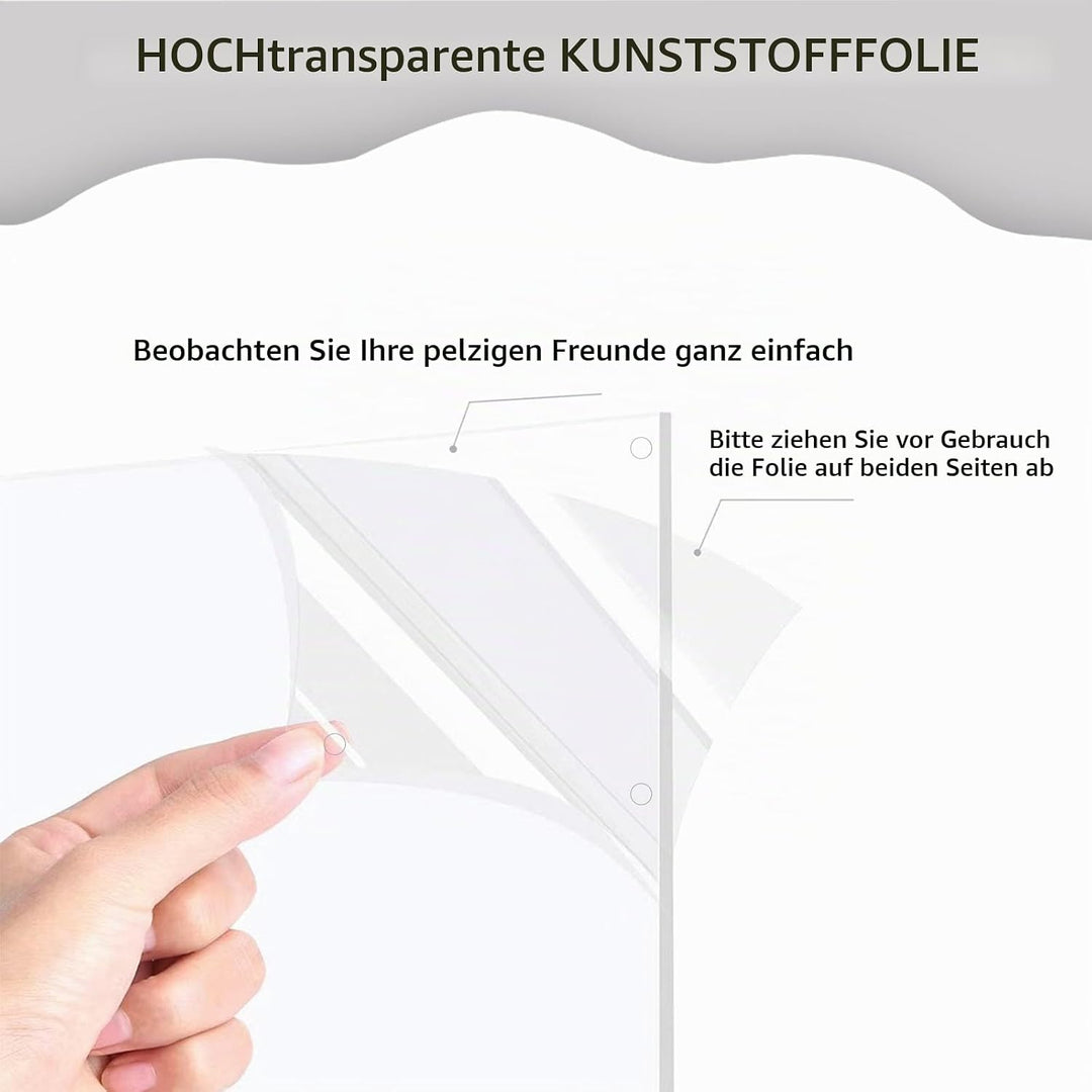 PeSandy Haustierkäfig-Einlage, Haustierkäfig-Schutzeinlagen, 12 STÜCKE Käfig-Urin-Schutz für Kaninch