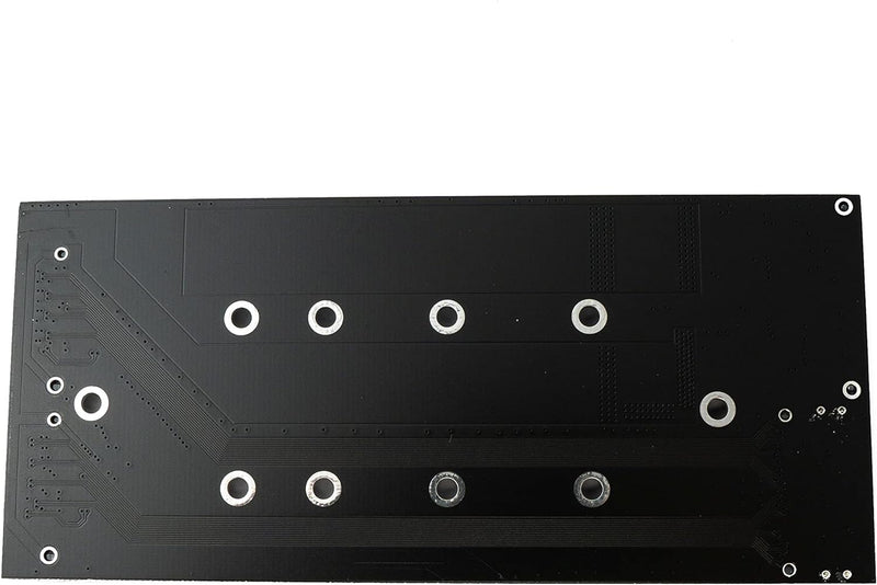 SYSTEM-S NVME M.2 Adapter 2X AHCI zu PCIE Express 3 4.0 Slimline SFF-8654 8X Raid Card